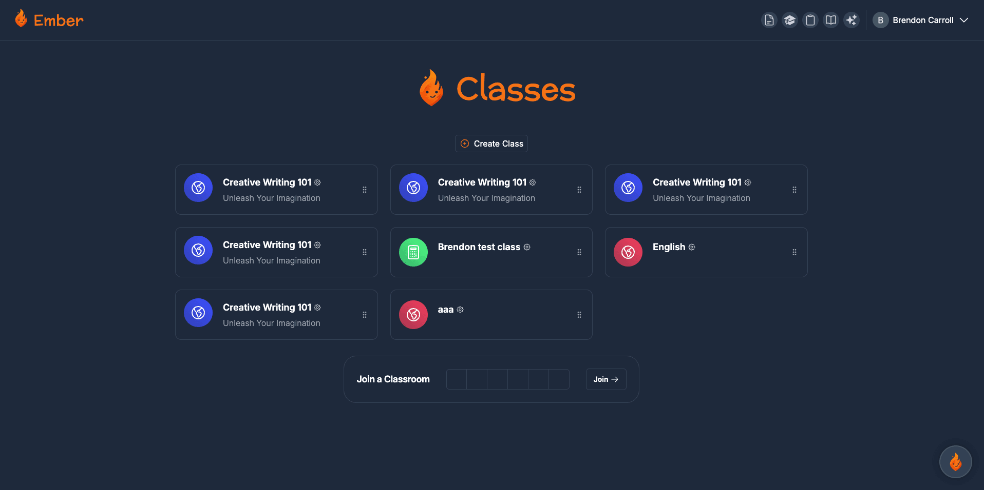 Ember Learning Platform